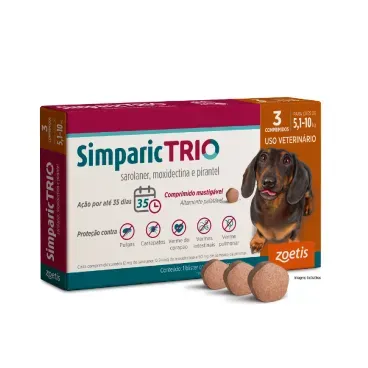 Simparic Trio 12mg - 3 comp embalagem
